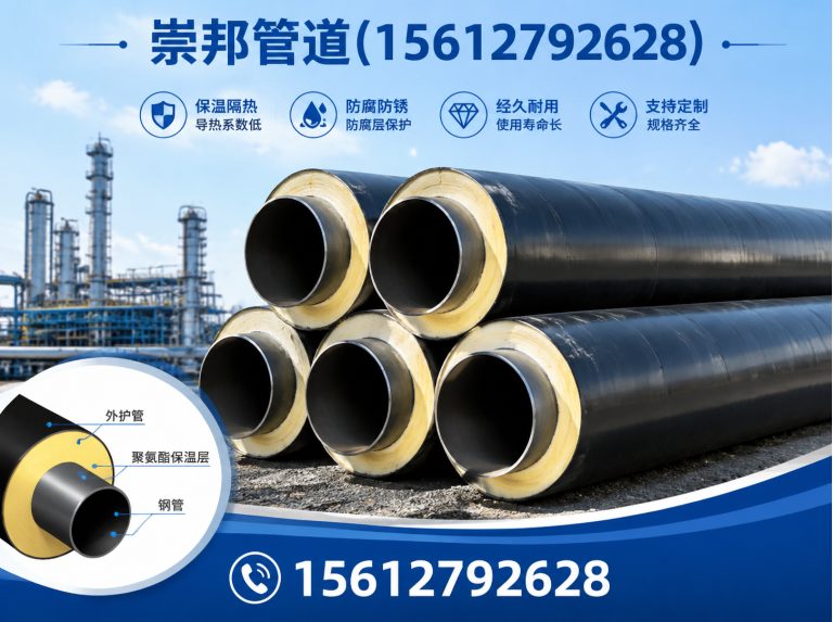 沧州渤海新区3PE防腐钢管展示图